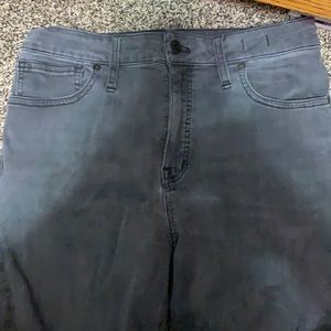 MADEWELL curvy high rise skinny jeans